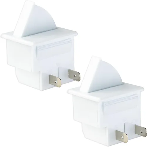 Vista 7 de Interruptor de luz de repuesto para puerta de refrigerador, control momentáneo de 2 pines compatible con GE, Whirlpool, Maytag, KitchenAid y más