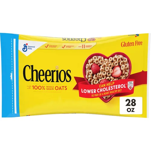 Vista 12 de Cheerios, cereales para el desayuno sin gluten saludables para el corazón, 8.9 onzas
