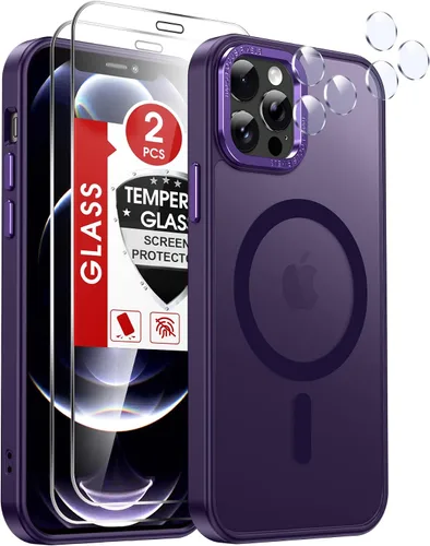 Vista 37 de LeYi Funda para iPhone XR: con protector de pantalla X2 + 2 funda para cámara [compatible con MagSafe] Funda protectora magnética i iphoneXR