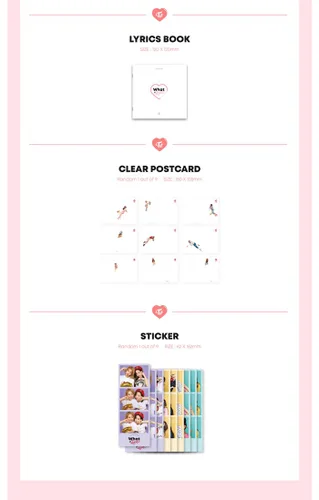 Vista 4 de TWICE WHAT IS LOVE 5th Mini Album Random Ver CD+P.Book+Card+Sticker+Tracking Number