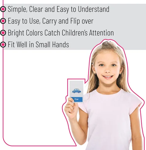 Vista 5 de Mr. Pen Tarjetas flash del alfabeto para niños pequeños, de doble cara, 58 tarjetas de imagen, ABC y tarjetas flash de números Toddler Flash
