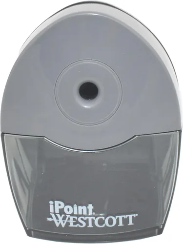 Vista 2 de Westcott Sacapuntas eléctrico compacto, diseño horizontal de un solo agujero
