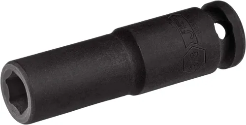 Vista 9 de Jetech Enchufe de impacto profundo de 3/8 de pulgada de 1/2 pulgada, acero de aleación de molibdeno cromado tratado térmicamente, diseño de 6