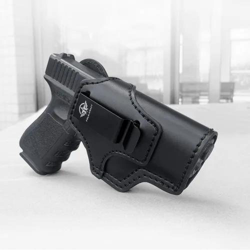 Vista 3 de Fundas de cuero para pistola: Glock 19 23 45 – Taurus G2C G2S G3C – S&W SD9VE M&P Shield 9MM – Ruger SECURITY-9 SR9C – Springfield HELLCAT Pro