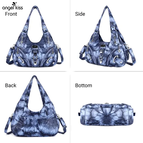 Vista 3 de Angelkiss Hobo Carteras y bolsos para mujeres Bolso de mano para mujeres Carteras grandes Bolsos de hombro diarios Purses, handbags, Handbag