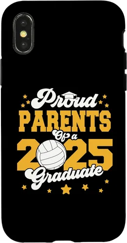 Vista 5 de iPhone 16 Parents of a 2025 Graduate Prom Graduation 25 VolleyBall Case