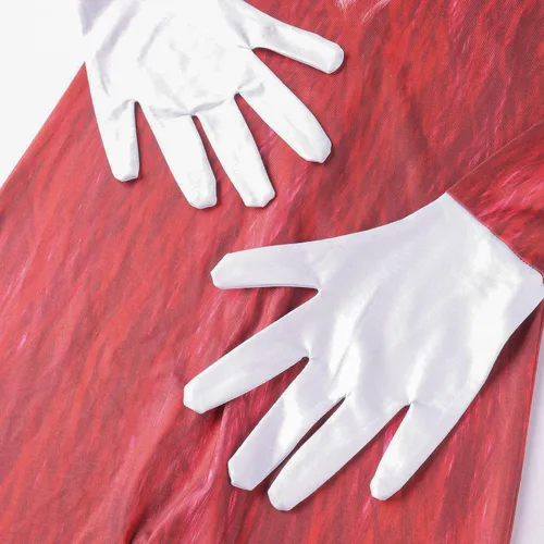 Vista 6 de Body de cosplay de dibujos animados con cola para niños, disfraz de erizo de Halloween