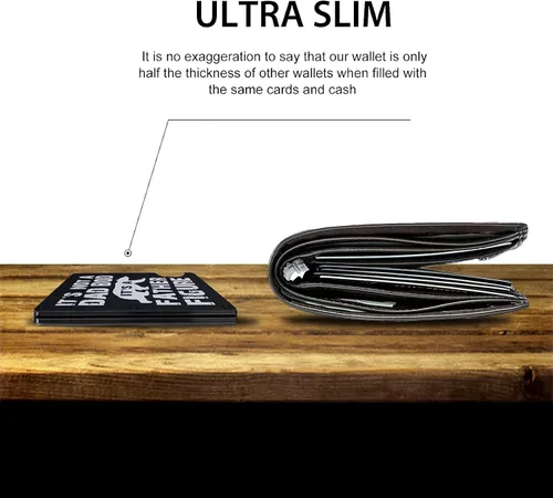 Vista 7 de Gadsden - Billetera táctica para hombre Don't Tread on me 1776 Slim Money Clip America Land of the RFID Bloqueo Gratis Cartera de metal grabada