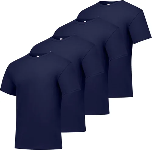 Vista 27 de Hanes Men's Short Sleeve T-Shirt Pack, Big & Tall, Crewneck Cotton T-Shirts for Men, Value Packs