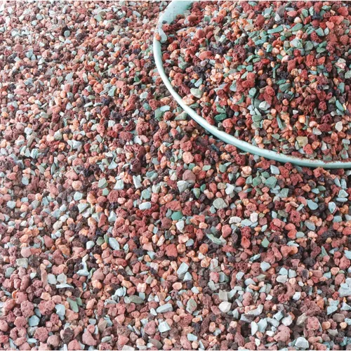 Vista 10 de 2.4 libras Mezcla de guijarros de roca volcánica hortícola para bonsái, piedra pómez para plantas suculentas y cactus, grava decorativa arenosa