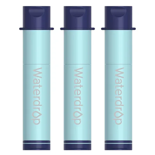 Vista 10 de Waterdrop Pajita de Filtro de Agua por Gravedad, Sistema de Filtración de Agua para Acampar, Purificador de Agua de Supervivencia para Viajes