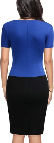 Vista 2 de Vestido de cóctel para mujer, vestido de iglesia de negocios