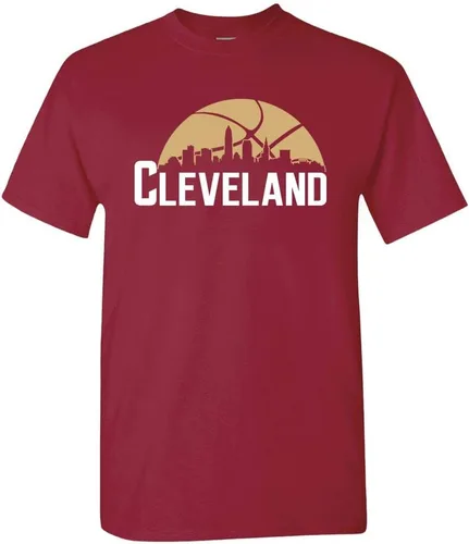 Vista 4 de Xtreme Apparrel Camiseta Team Cityscape Skyline para los fanáticos del baloncesto