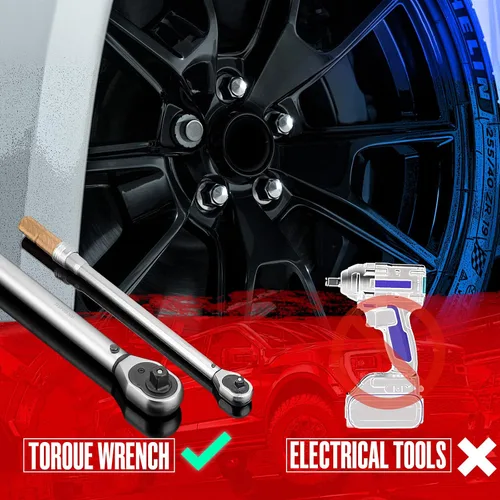 Vista 7 de Tuercas de orejeta negras 1/2-20 para Jeep Wrangler, tuercas de orejeta estriadas 1/2x20 compatibles con Liberty TJ XJ ZJ CJ5 2002-2012, Grand