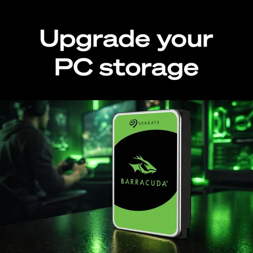 Vista 3 de Seagate Bare Drives BarraCuda - Disco duro interno de 1 TB, SATA de 3.5 pulgadas, 6 Gb / s, 7200 RPM, 64 MB caché, para computadora de sobremesa