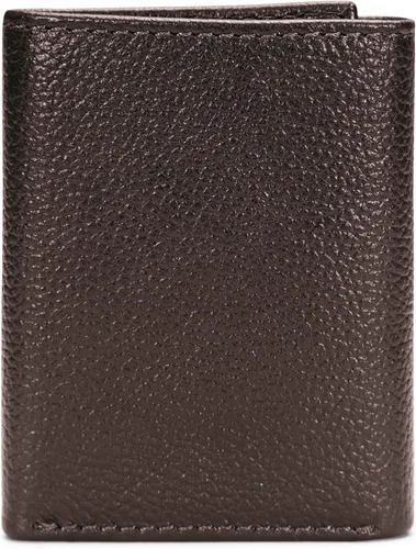 Vista 9 de Caterpillar Billetera triple de cuero para hombre con ventana de identificación