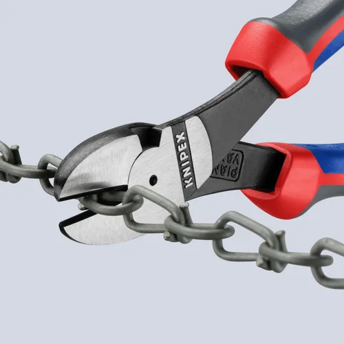 Vista 5 de KNIPEX Herramientas - Cortadores diagonales de alto apalancamiento, multicomponente (7402180) agarre cómodo de 7.25 pulgadas