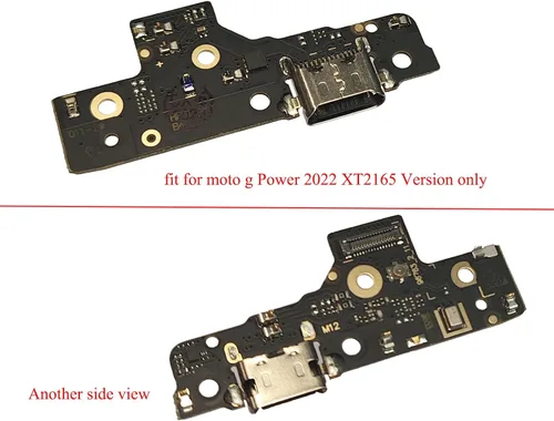 Vista 2 de Moto G Power 2022 XT2165 Puerto de carga USB de repuesto para Moto Rola, Moto g Power 2022 XT2165 XT2165-5 XT2165DL 6.5 pulgadas