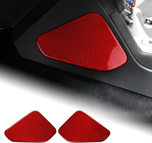 Vista 11 de AIRSPEED Cubierta del panel de la consola central del automóvil debajo del aire acondicionado, accesorios de fibra de carbono dura para Subaru BRZ