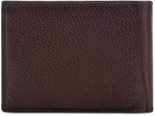 Vista 3 de CUADRA - Cartera para hombre piel de ciervo talla única color marrón