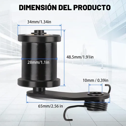 Vista 5 de Tensor de Cadena con Rodillo de 1-3/4" para Mini Bicicleta Coleman BT200X CT200U Trail CT200U-EX MiniBike TrailMaster Massimo MB200 Hensim Baja Heat