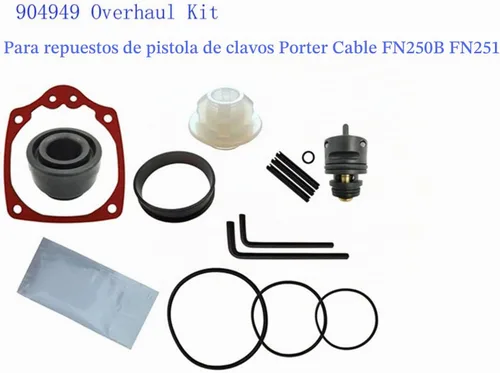 Vista 6 de 904949 Kit de revisión para piezas de clavadora de aire Porter Cable FN250B