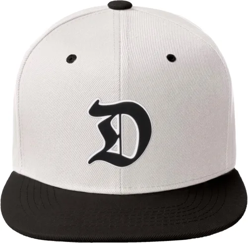 Vista 1565 de Daxton Gorra clásica con visera de billete plano con letras del alfabeto inglés antiguo de la A a la Z