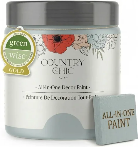 Vista 59 de Country Chic - Pintura a la tiza todo en uno para muebles y armarios, ecológica, acabado mate, con primer y sellador, para madera y metal, Alchemist