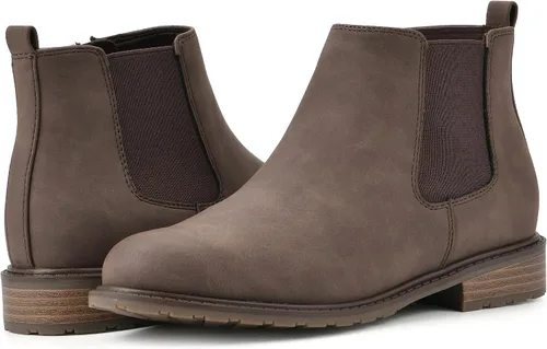 Vista 2 de WHITE MOUNTAIN Zapatos de mujer Caching Block Heel Chelsea Bootie