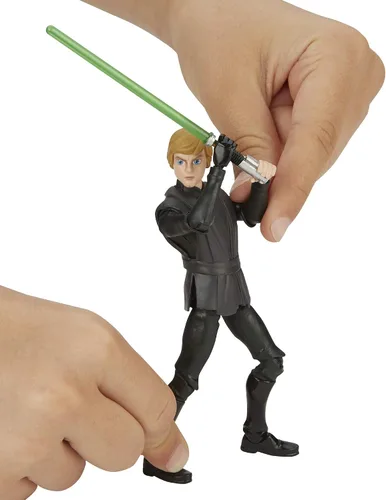 Vista 3 de Star Wars Galaxy of Adventures Jedi Knight Luke Skywalker Figura de acción