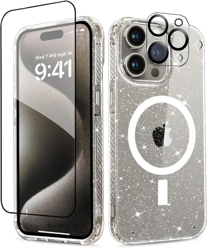 Vista 27 de MIODIK Compatible con Funda para iPhone Air, [Compatible con Magsafe] con Protector de Pantalla y Protección de Cámara Mejorada, Funda Protectora