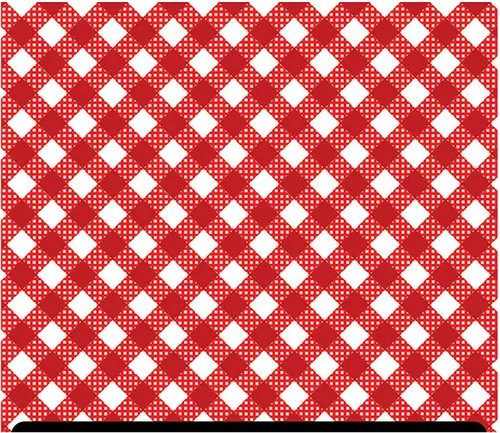 Vista 24 de HTV con estampado de día a cuadros (19.66 x 36 pulgadas) - Tablero de ajedrez B&W