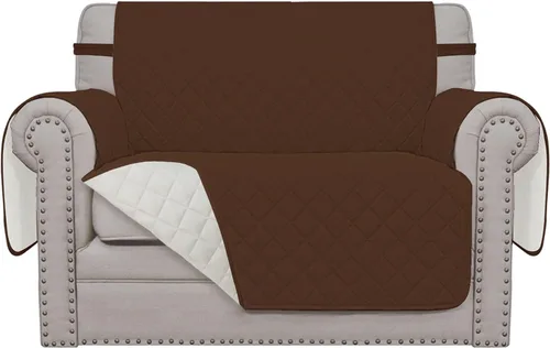 Vista 299 de Easy-Going - Funda reversible para sofá, resistente al agua, con varillas de espuma y correas elásticas, protector de muebles para mascotas y perros