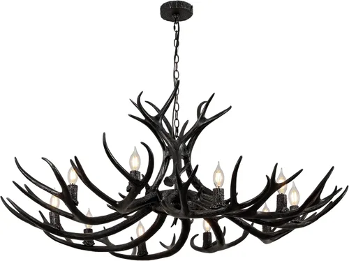 Vista 23 de JONATHAN Y JYL6301A Eldora - Candelabro LED ajustable de resina con asta de 26 pulgadas, 4 luces, glamour, rústico, cabaña, transicional, regulable