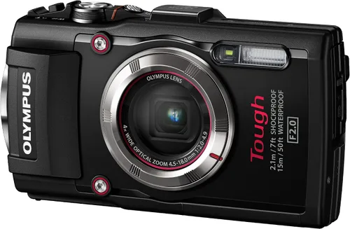 Vista 3 de Olympus Cámara digital impermeable TG-3 de 16 MP (negro) - Versión internacional (sin garantía)