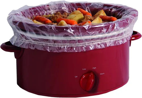 Vista 2 de PanSaver 12 Pack Disposable Slow Cooker Liners Crockpot Liners Small Quart Cookers Liners with a Sure Fit Band - NSF approved, KOFK Certified Kosher