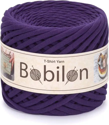 Vista 46 de Hilo de camiseta de algodón de 5 a 0.276 in, 328.1 ft / 110 yardas, para ganchillo, tejido y macramé, ártico 100% cotton t shirt yarn for crochet