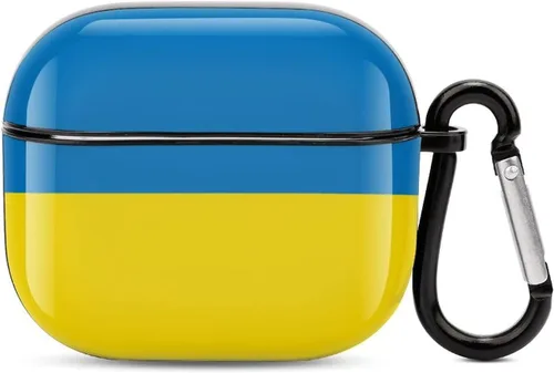 Vista 34 de Funda protectora con Bluetooth de cuerpo completo de la bandera rumana para AirPods 3, funda con llavero impreso completo