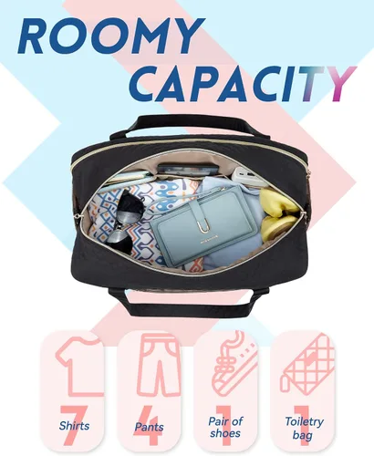 Vista 7 de BAGSMART bolsa de aseo con bolsa de viaje, Bagsmart Neceser con bolsa de viaje