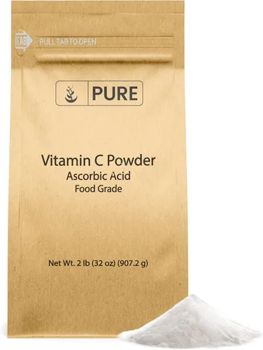 Vista 2 de PURE ORIGINAL INGREDIENTS Paquete de vitamina C y L-lisina HCL, suplemento dietético, sin OMG