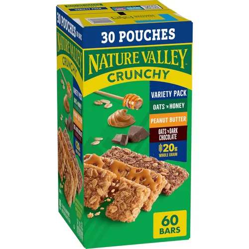 Vista 9 de Nature Valley Barras de granola crujientes, paquete variado, 12 unidades, 8.94 oz (6 bolsas)