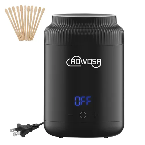 Vista 11 de Calentador de cera de nariz para hombre, mini calentador de cera para eliminación de vello de nariz, cejas, oído, derretidor de cera portátil USB