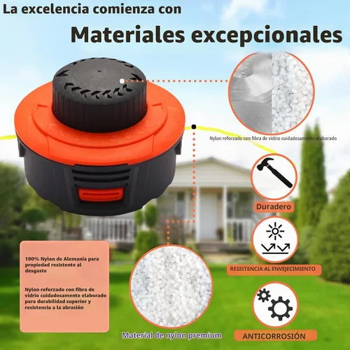 Vista 3 de Quintillus H02 Weed Eater Head Universal Trimmer Head String Trimmer Head Bump Feed Wacker Head Wacker Cabezal de repuesto para Weed Warrior, Echo