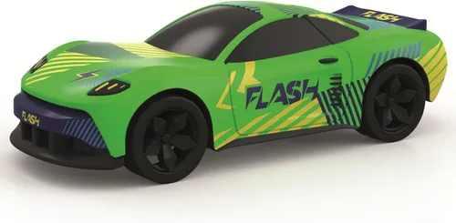 Vista 4 de Carrera Speed Arena Police Chase - Pista de carreras de coches con ranura portátil. Incluye 2 coches - Juego de carreras de juguete con batería