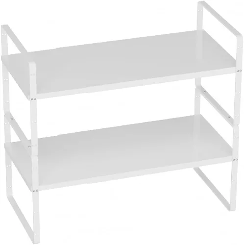 Vista 7 de Slideep Organizador de armario expandible, organizador de armario de cocina grande, organizador de estantes apilables grandes, organizador de Negro