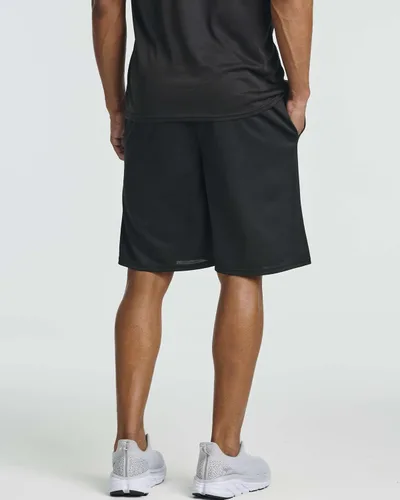 Vista 4 de Real Essentials 5 Pack Men's Mesh Athletic Basketball Shorts Quick Dry Activewear with Pockets