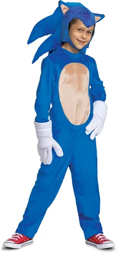 Vista 3 de Disfraz de película sónica de lujo para niños de Sonic 2, Como se muestra