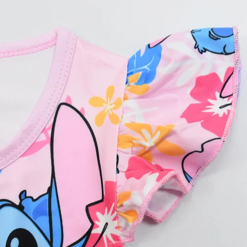 Vista 5 de Vestido de princesa de dibujos animados para niñas, vestido azul con mangas con volantes, vestido casual para niños grandes, talla 7-12 T