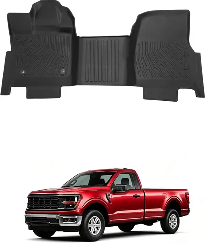 Vista 32 de Alfombrillas para suelo de Dodge Durango 2016-2025 2026 de 6 asientos, protector de carga para todo tipo de clima, TPE resistente, impermeable