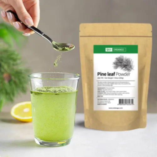 Vista 2 de ONDAMGO Natural Pine Needles - Polvo de té de 7.05 oz - 100% polvo de hoja de pino 7.05 oz (agujas de pino en polvo)